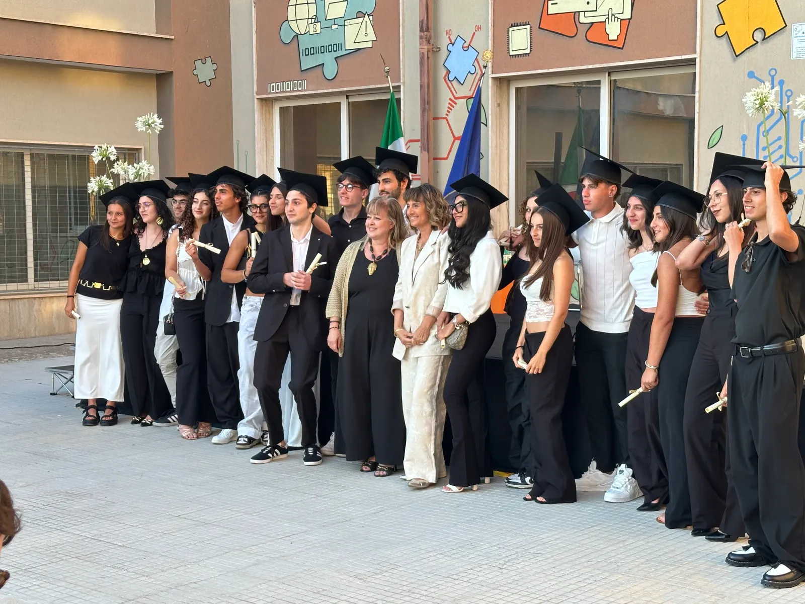 I diplomati con la Dirigente